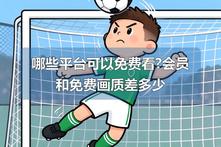 哪些平台可以免费看?会员和免费画质差多少